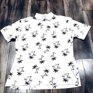 Vintage LaMode Palm Tree Polo Sz M